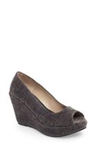 Women's Cordani Rayner Open Toe Wedge .5us / 36eu - Grey
