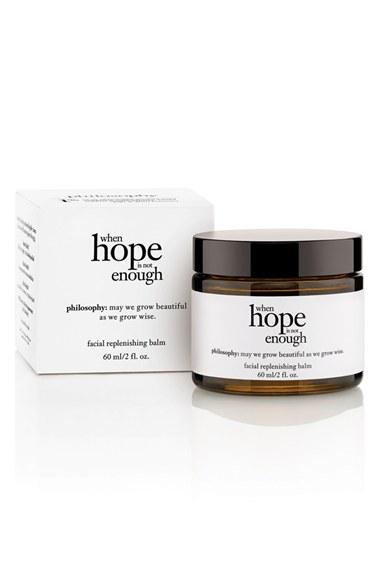 Philosophy 'when Hope Is Not Enough' Facial Replenishing Balm