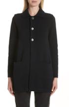 Women's Tricot Comme Des Garcons Wool & Cashmere Button Cardigan, Size - Blue