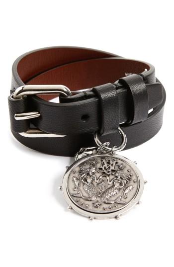 Women's Alexander Mcqueen Double Wrap Medallion Bracelet