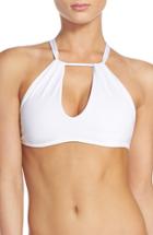 Women's Vitamin A 'amber' High Neck Bikini Top