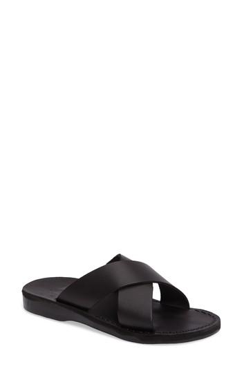 Women's Jerusalem Sandals Elan Crisscross Sandal Us / 38eu - Black