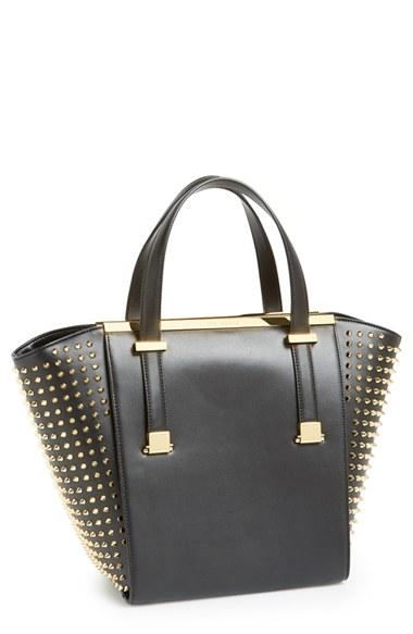 Ted Baker London Studded Metal Bar Shopper -
