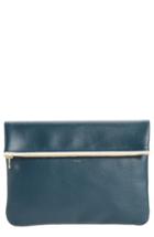 Mt Craig Medium Faux Leather Clutch - Blue