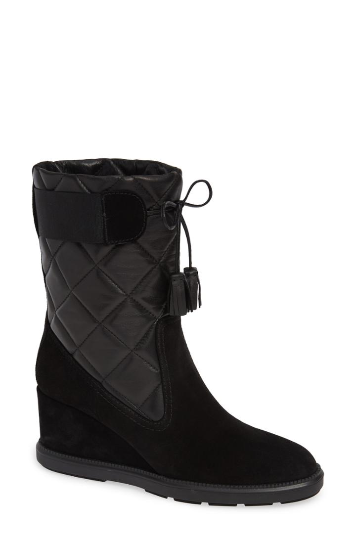 Women's Aquatalia Caliana Weatherproof Boot .5 M - Black