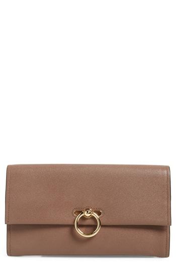 Rebecca Minkoff Jean Leather Clutch - Pink
