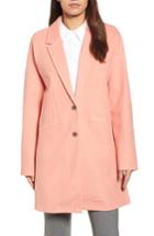 Women's Halogen Two-button Jacket - Coral
