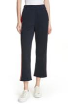 Women's Frame High Waist Crop Track Pants - Blue