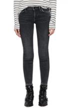 Women's Allsaints Mast Ankle Skinny Jeans - Black