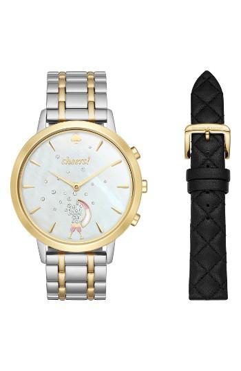 Women's Kate Spade New York Metro Watch Gift Set, 40mm