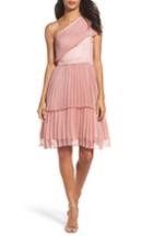 Women's True Decadence By Glamorous Pleated Tiered One-shoulder Dress - Pink