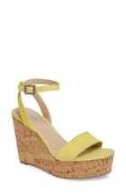 Women's Charles By Charles David Lilla Platform Wedge Sandal .5 M - Yellow