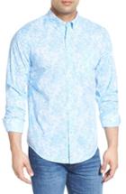 Men's Vineyard Vines Island Palm Tucker Slim Fit Sport Shirt - Blue