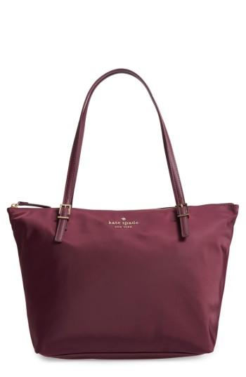 Kate Spade New York Watson Lane Maya Nylon Tote - Purple