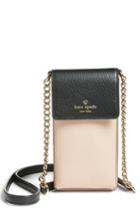 Kate Spade New York Leather Smartphone Crossbody Bag - Black