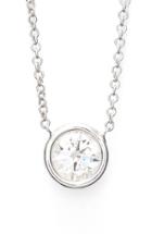 Women's Bony Levy Large Diamond Solitaire Pendant Necklace (limited Edition) (nordstrom Exclusive)