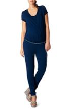 Women's Noppies Chloe Maternity Jumpsuit, Size - Blue