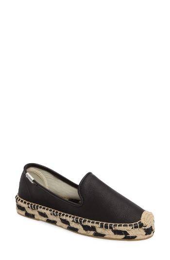 Women's Soludos Platform Espadrille M - Black