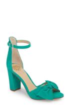 Women's Vince Camuto Carrelen Block Heel Sandal M - Blue/green