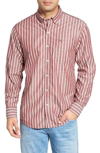 Men's Tommy Bahama Cabana Stripe Standard Fit Sport Shirt - Purple