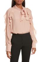 Women's See By Chloe Ruffle Blouse Us / 36 It - Pink