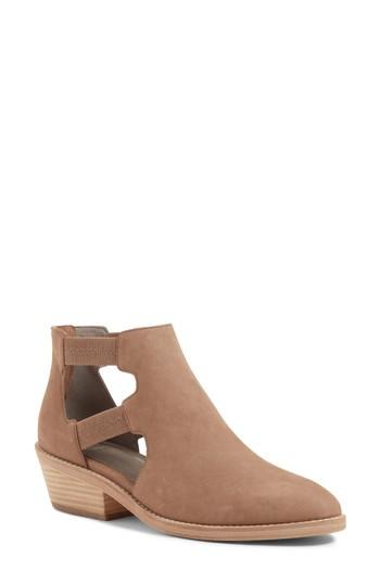 Women's Eileen Fisher Vanda Cutout Bootie M - Brown