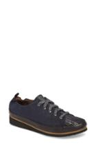 Women's Ron White Nettie Lace-up Wedge Sneaker .5 Eu - Blue