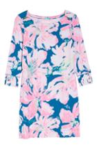 Women's Lilly Pulitzer Sophie Upf 50+ Boat Neck Dress - Blue/green