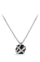 Women's David Yurman 'cable Wrap' Pendant Necklace With Diamonds