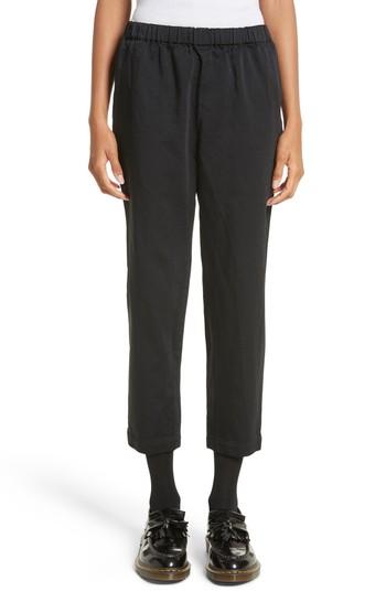Women's Comme Des Garcons Satin Drawstring Pants