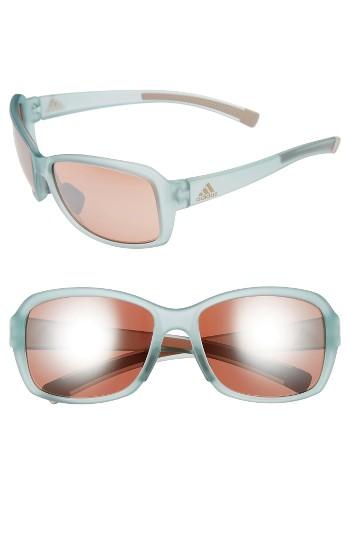 Women's Adidas Baboa 58mm Sunglasses - Mint Green/ Taupe