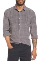 Men's Mizzen+main Patterson Check Sport Shirt, Size - Blue