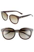 Women's Tory Burch 'phantos' 53mm Retro Sunglasses - Tortoise