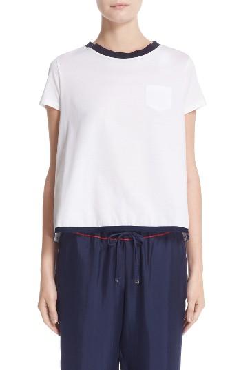 Women's Moncler Asymmetrical Back Tee