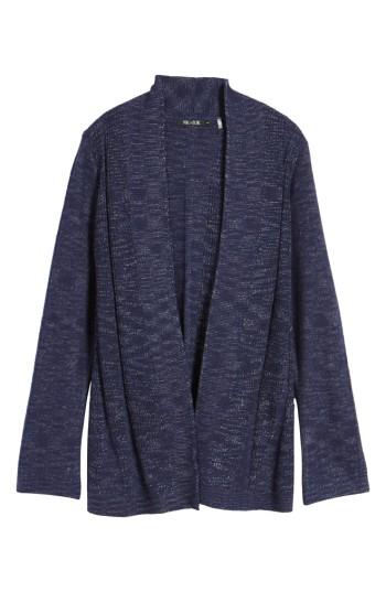Women's Nic+zoe Fuse One-button Cardigan - Blue