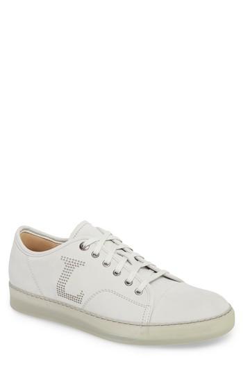 Men's Lanvin Perforated Low Top Sneaker Us / 7uk - Beige