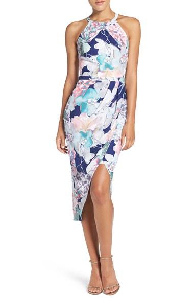 Women's Chelsea28 Floral Faux Wrap Dress