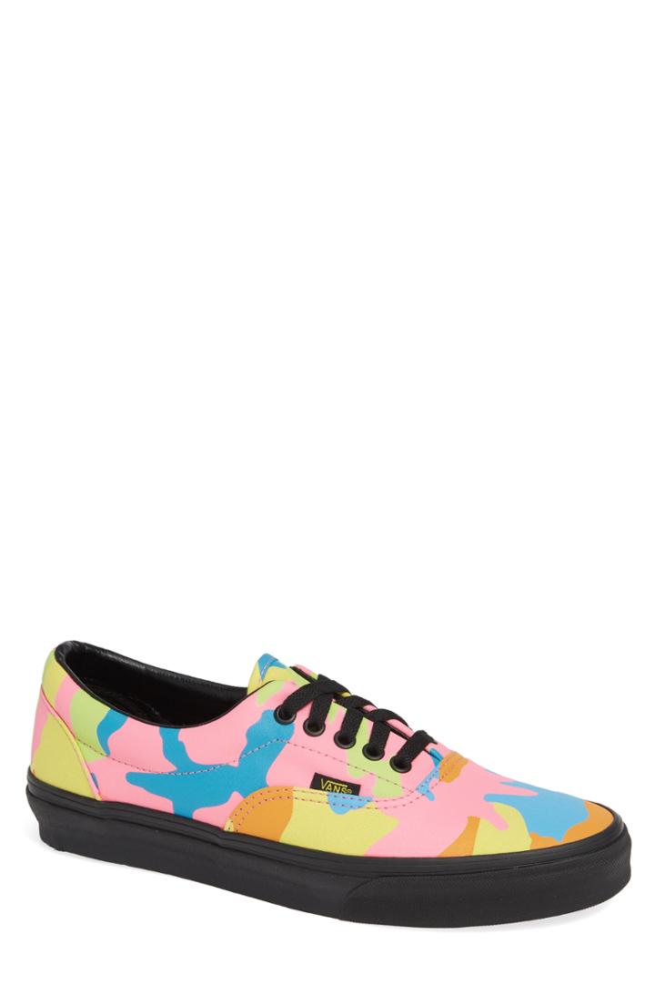 Men's Vans Neon Camo Era Sneaker M - Yellow