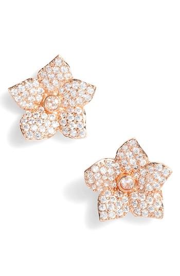 Women's Kate Spade Blooming Pave Stud Earrings