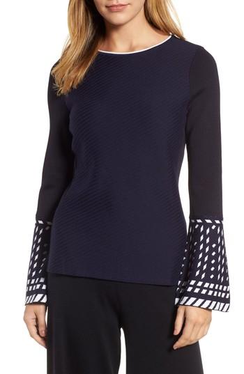 Women's Nic+zoe Falling Star Sweater - Black