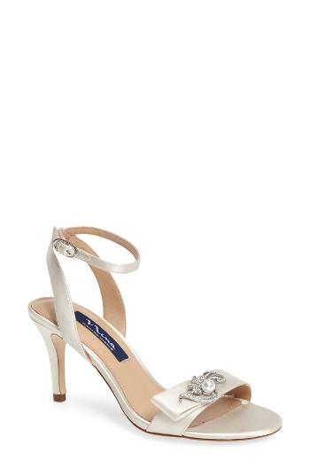 Women's Nina Kabira Swarovski Embellished Strappy Sandal