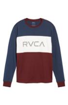 Men's Rvca Heavy Hitter Shirt, Size - Burgundy