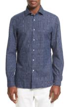 Men's Eidos Napoli Plaid Sport Shirt
