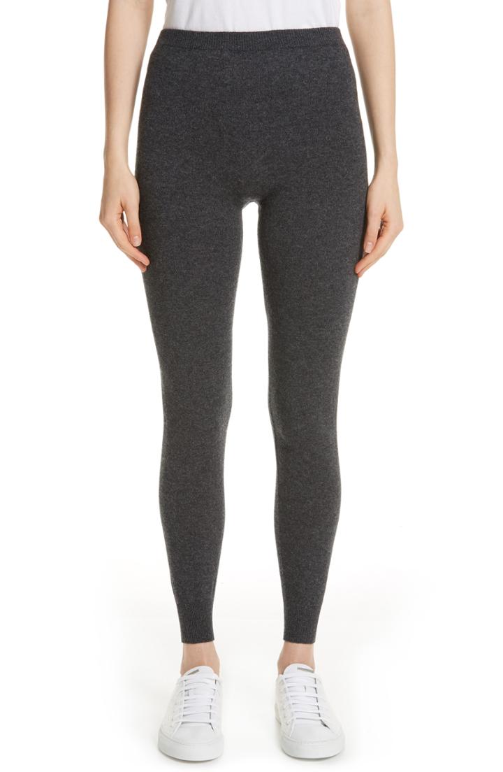 Women's Fabiana Filippi Cashmere Leggings Us / 38 It - Grey