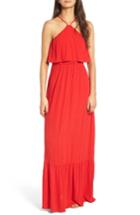 Women's Dee Elly Popover Maxi Dress - Red