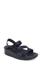 Women's Fitflop(tm) Crystall Wedge Sandal M - Blue