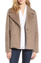 Women's Laundry By Shelli Segal Plaid Swing Coat - Beige