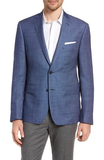 Men's Nordstrom Men's Shop Extra Trim Fit Wool & Linen Blazer