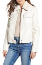 Women's Bernardo Faux Leather Jacket - White