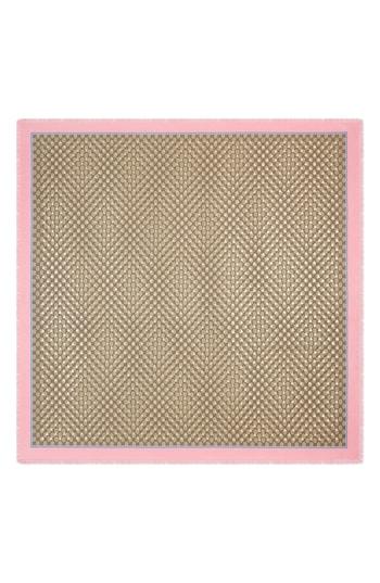 Women's Gucci Gg Bees Modal & Silk Shawl, Size - Pink